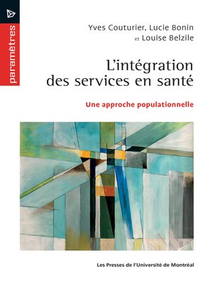 cover image of L'intégration des services en santé